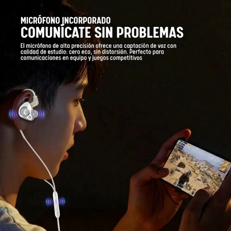 AURICULARES GAMING ESSAGER S25 CON MICROFONO Y CONECTOR 3 - 5