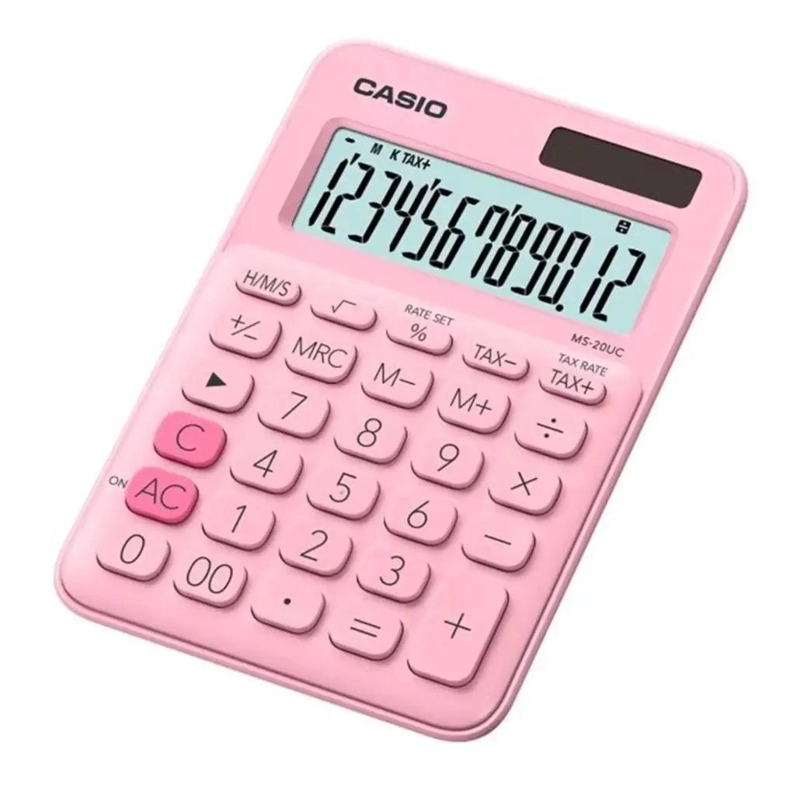 CALCULADORA BASICA COLORES SURTIDOS PANTALLA LCD - 2