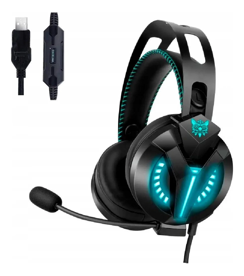 AUDIFONOS GAMER M180 PRO 7.1 USB AZUL - 1