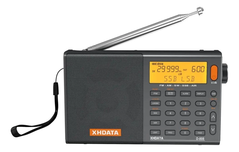 RADIO PORTATIL DE ONDA CORTA AM FM SW LW SSB RDS - 1