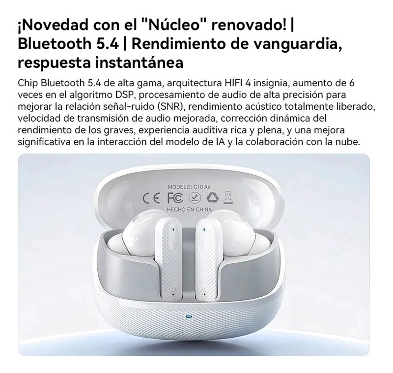 AUDIFONOS INALAMBRICOS CON CANCELACION DE RUIDO PARA IOS - 4