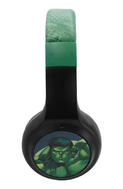 AUDIFONOS INALAMBRICOS BLUETOOTH DISEÑO HULK VERDE - 2