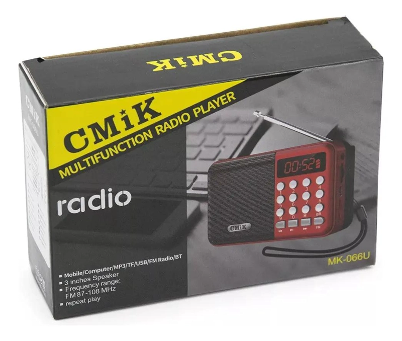 MINI RADIO DIGITAL MULTIFUNCION CON REPRODUCTOR MP3 Y FM - 5