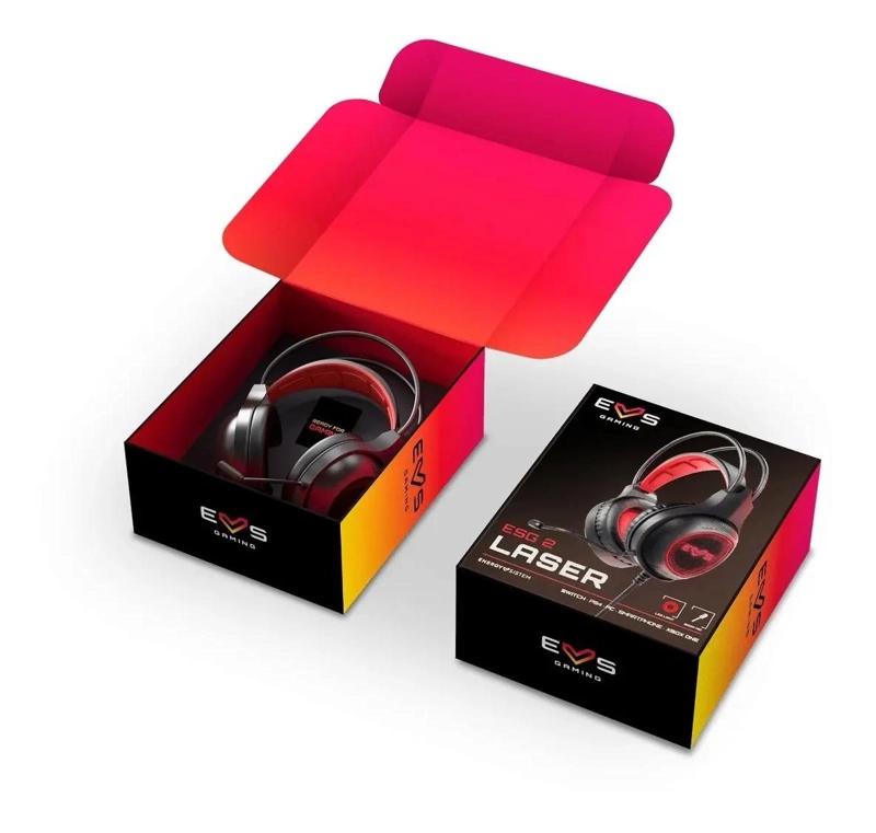 HEADSET GAMER CON LUZ LED RGB Y MICROFONO - 2
