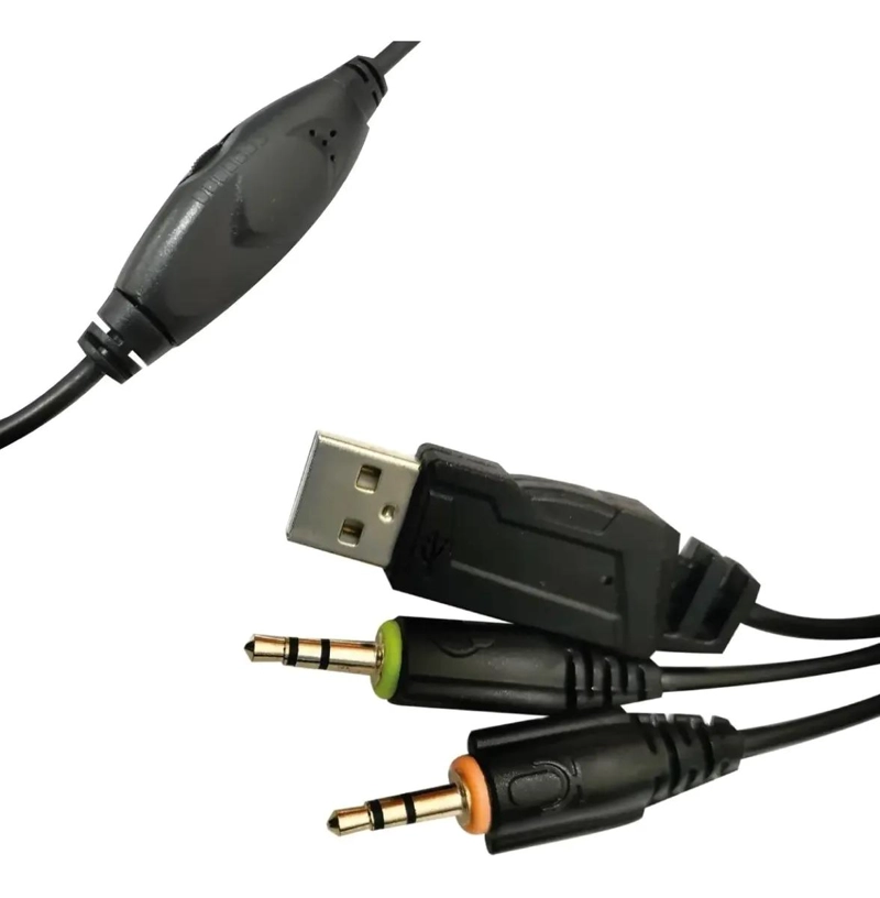 DIADEMA GAMER CON CONEXION 3.5MM Y USB - 2