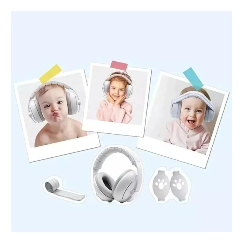 AUDIFONOS PROTECTORES ANTI-RUIDO PARA BEBE S 2 EN 1 - 4