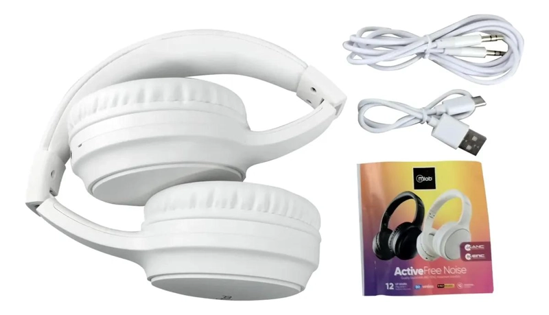 AUDIFONO INALAMBRICO BLUETOOTH ACTIVE FREE NOISE BLANCO - 5