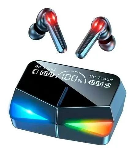 AUDIFONOS INALAMBRICOS TWS M28 PARA GAMER CON POWER BANK - 1