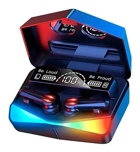 AUDIFONOS INALAMBRICOS TWS M28 PARA GAMER CON POWER BANK - 2