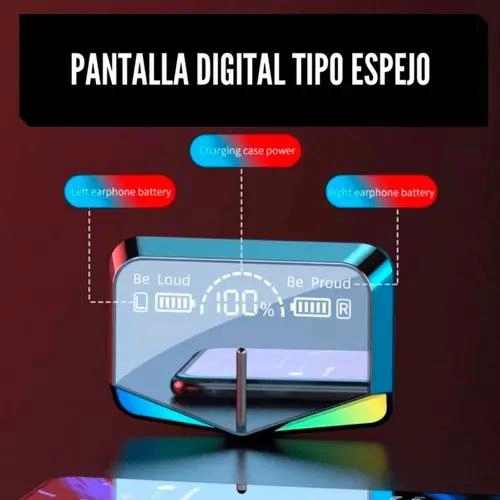 AUDIFONOS INALAMBRICOS TWS M28 PARA GAMER CON POWER BANK - 4