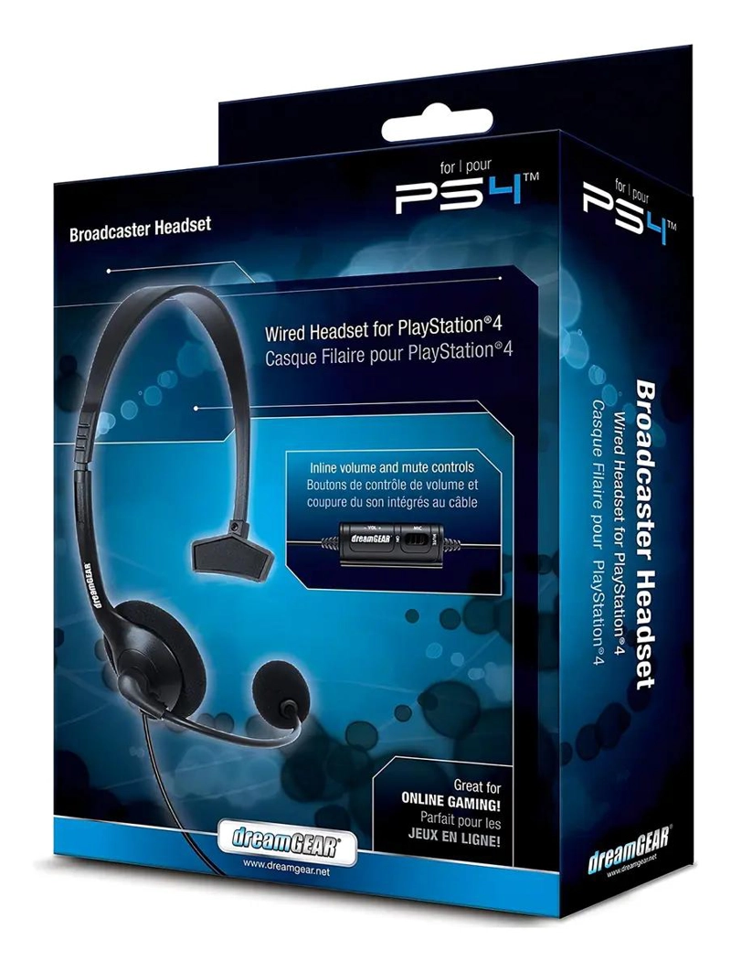 AURICULARES PARA PS4 CON MICROFONO Y CANCELACION DE RUIDO - 1