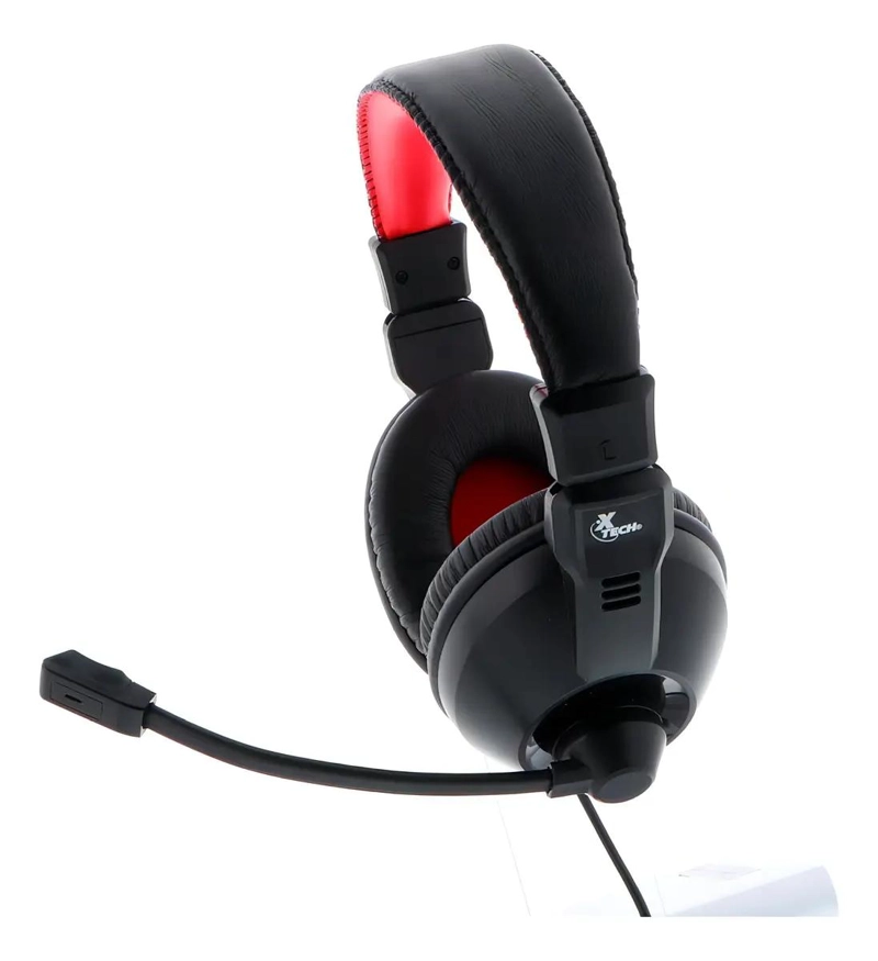 AURICULARES GAMER DIADEMA CON MICROFONO COLOR NEGRO - 5