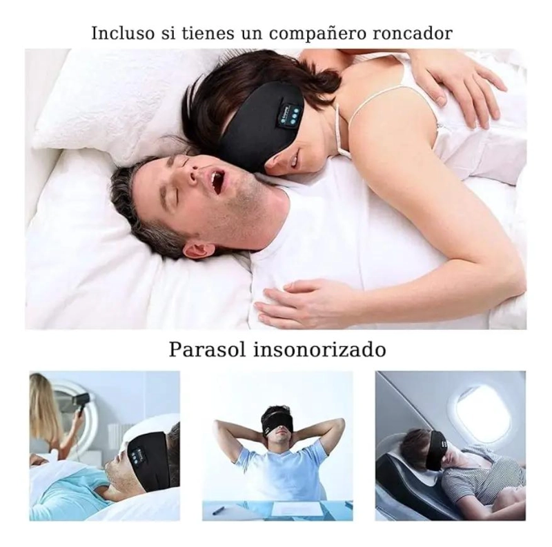 ANTIFAZ AURICULAR BLUETOOTH PARA DORMIR CON MICROFONO - 5