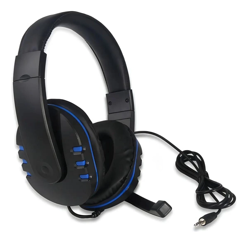 AURICULARES GAMER COMPATIBLES CON PS4 CON MICROFONO - 1