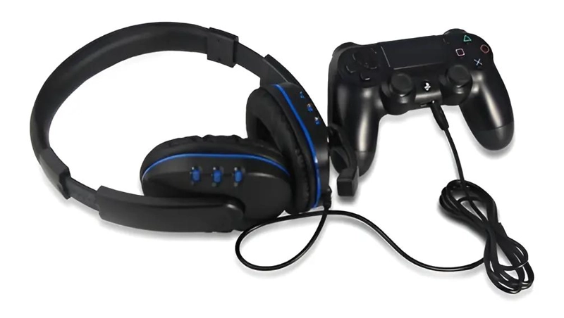 AURICULARES GAMER COMPATIBLES CON PS4 CON MICROFONO - 4