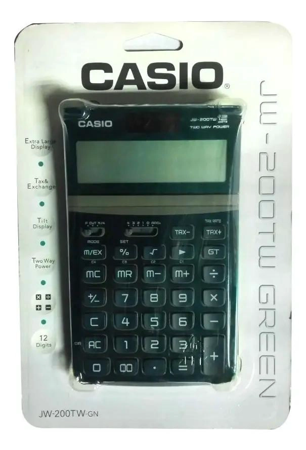 CALCULADORA SOLAR Y A PILA 12 DIGITOS COLOR VERDE - 4