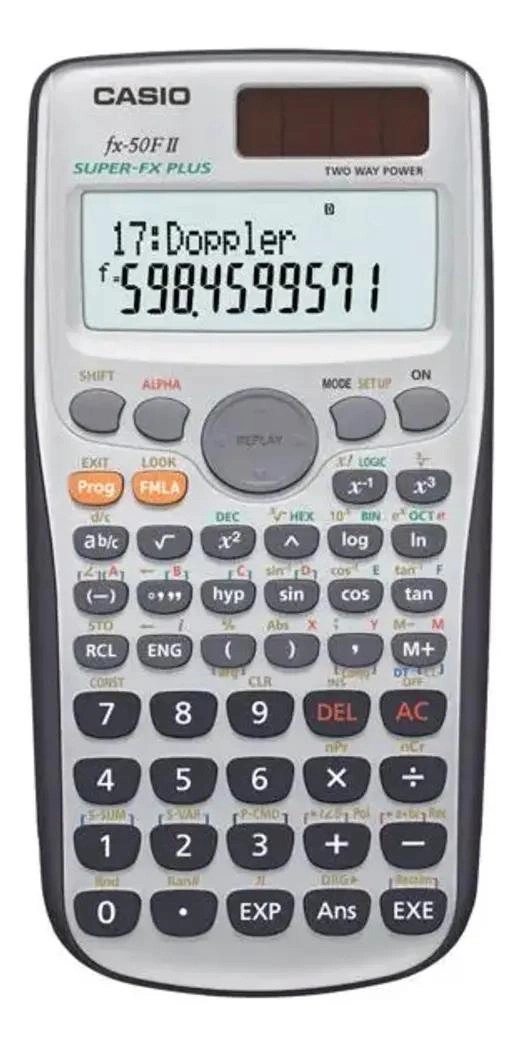 CALCULADORA CIENTIFICA PROGRAMABLE COLOR FX-50F PLUS - 1