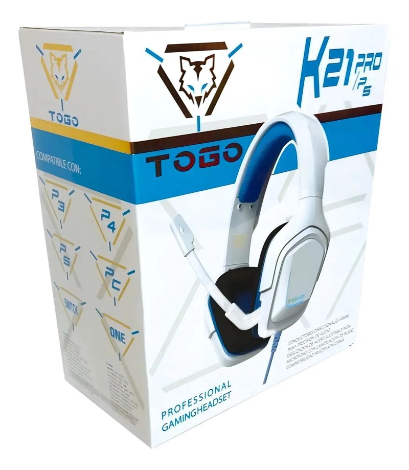 AUDIFONO GAMER CON MICROFONO COMPATIBLE P4 P5 SWITCH PC - 3