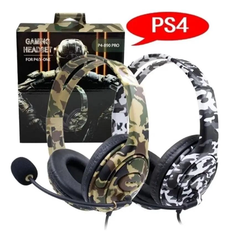 AUDIFONOS GAMER CON MICROFONO MODELO P4-890-PRO - 2