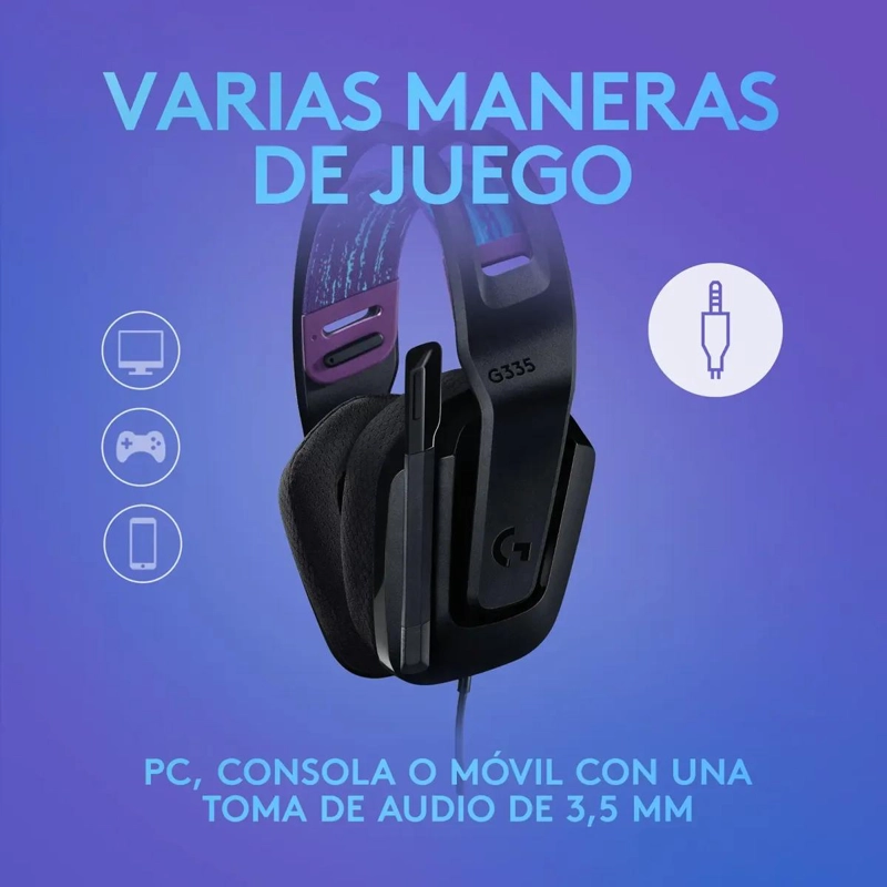 AUDIFONO GAMER CON MICROFONO PARA PC, PS4 Y SWITCH - 3