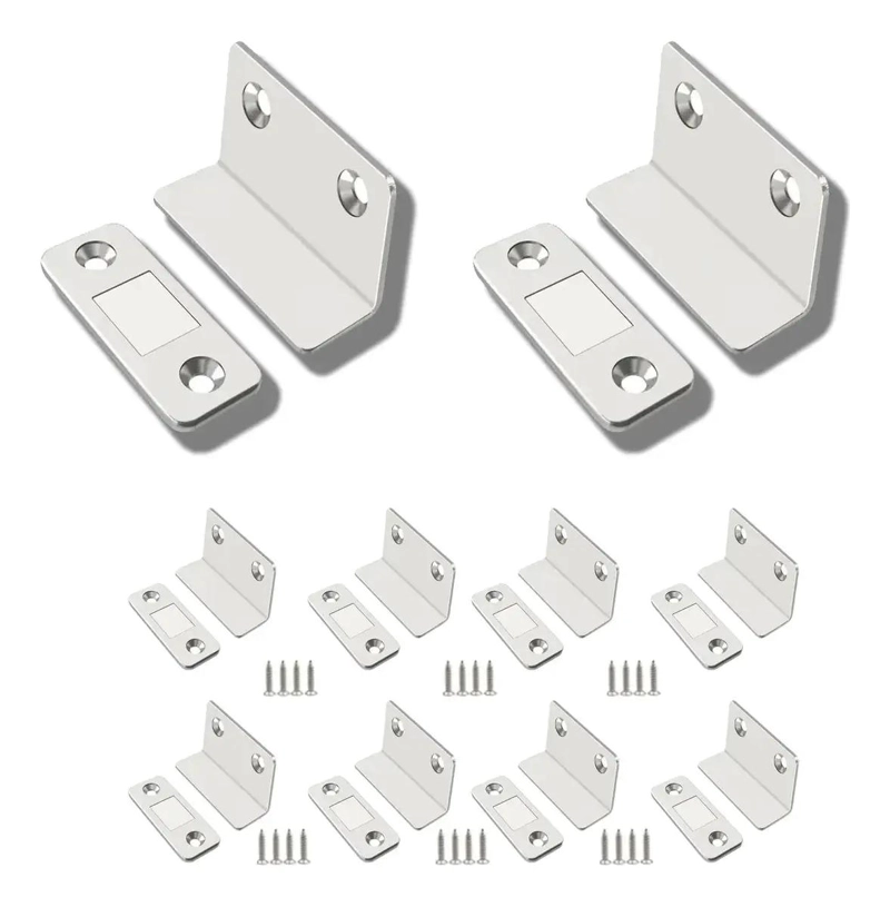 PACK 10 CERRADURAS DE IMAN PARA MUEBLES Y CAJONES - 1
