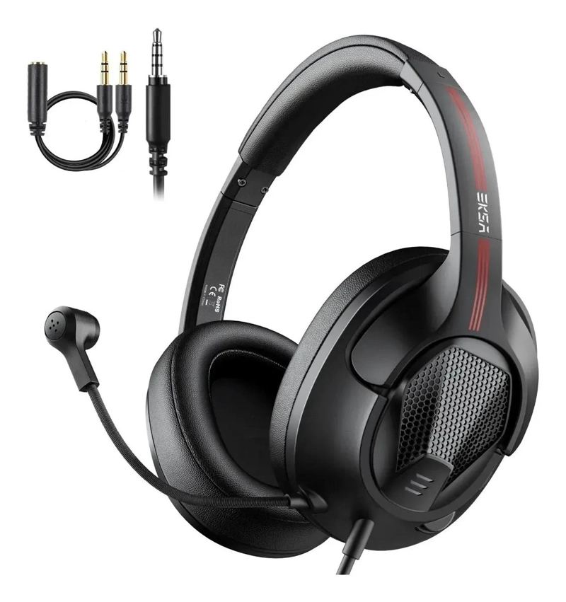 AUDIFONOS GAMER CON MICROFONO 3.5MM PARA PC Y CONSOLAS - 1