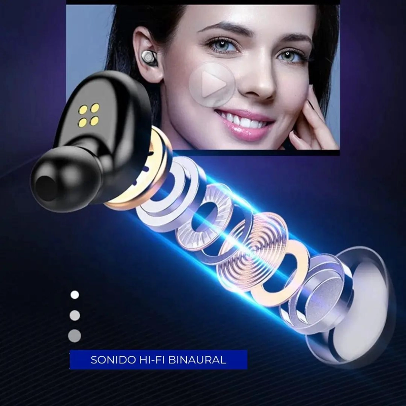 AURICULARES INALAMBRICOS BLUETOOTH PARA IPHONE - 4