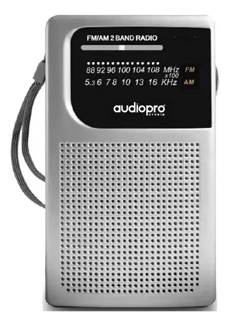 RADIO PORTATIL DE BOLSILLO FM/AM COLOR GRIS - 1