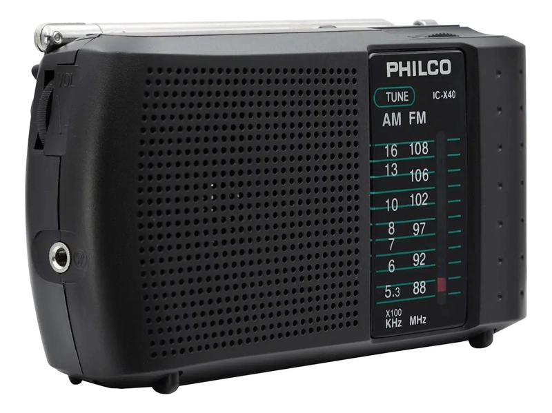 RADIO PORTATIL AM/FM COLOR NEGRO - 2