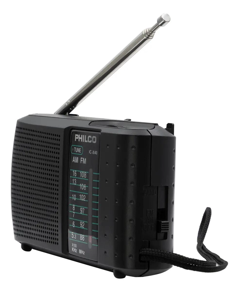 RADIO PORTATIL AM/FM COLOR NEGRO - 3