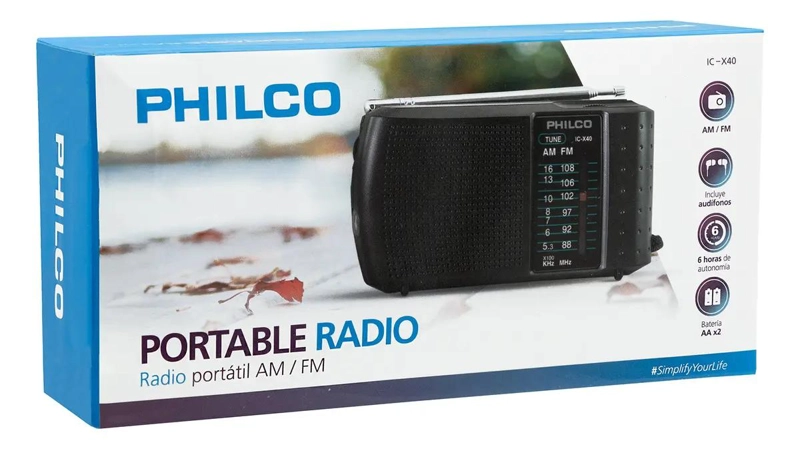 RADIO PORTATIL AM/FM COLOR NEGRO - 5