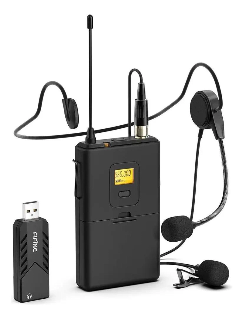 MICROFONO INALAMBRICO USB PARA COMPUTADORA - 1