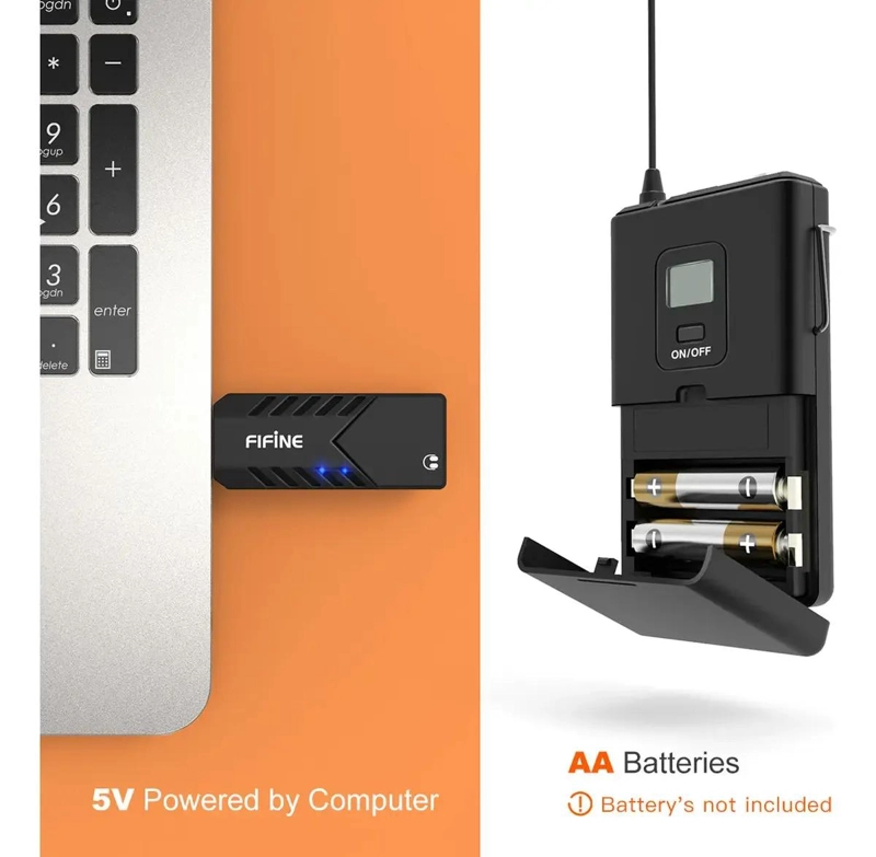 MICROFONO INALAMBRICO USB PARA COMPUTADORA - 2