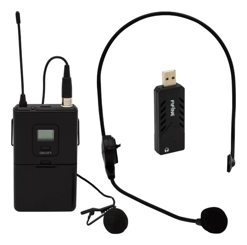 MICROFONO INALAMBRICO USB PARA COMPUTADORA - 3