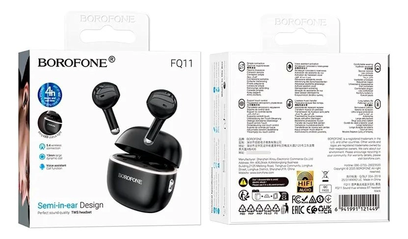AUDIFONOS BLUETOOTH IN EAR NEGRO CON MICROFONO - 2