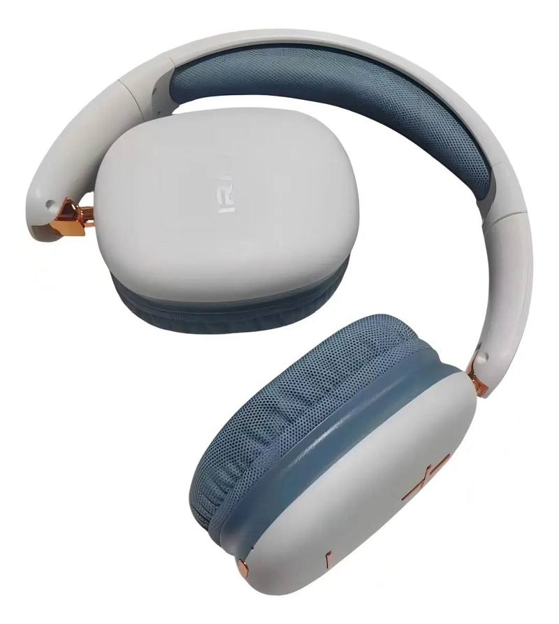 AURICULARES BLUETOOTH PLEGABLES CON MICROFONO BLANCO - 2