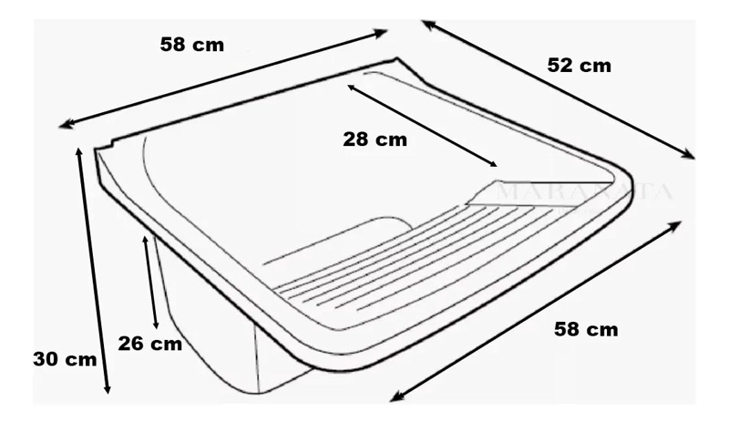 LAVARROPA PLASTICO 23 LITROS CON TRATAMIENTO UV - 4