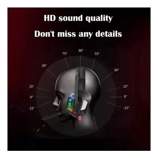 AUDIFONO GAMER CON BANDA FLEXIBLE Y MICROFONO INTEGRADO - 5