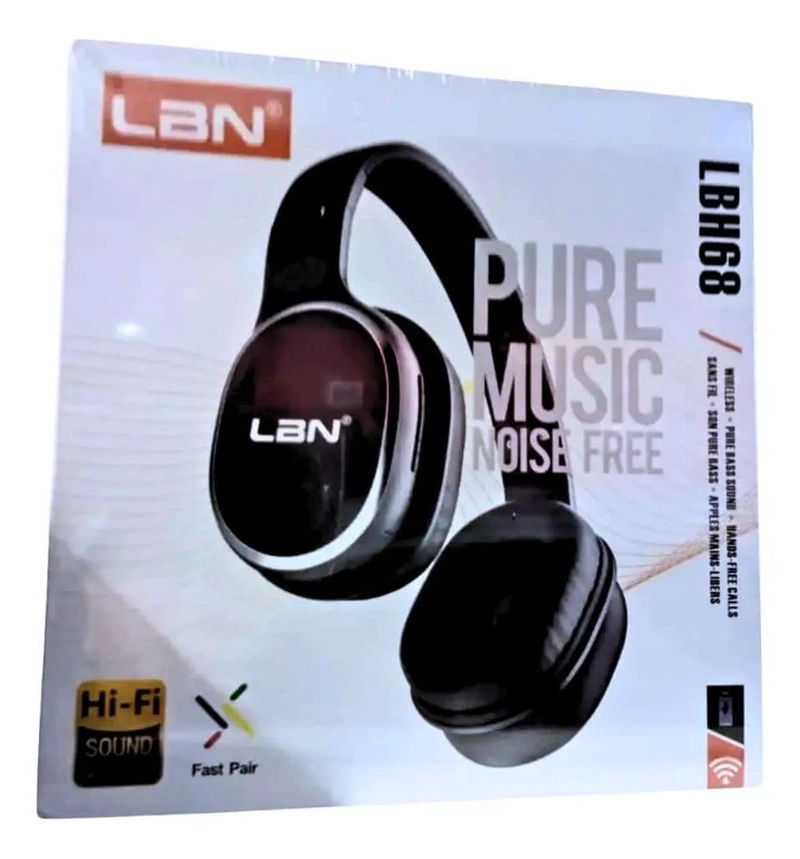AUDIFONO INALAMBRICO BLUETOOTH NEGRO CON MICROFONO - 1