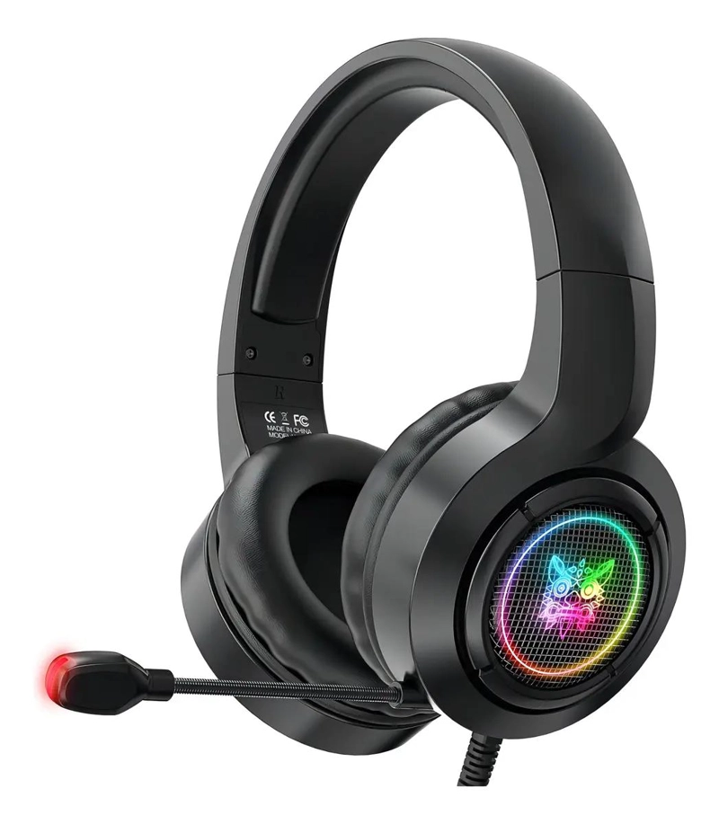 AUDIFONOS GAMER CON MICROFONO Y LUZ LED - 2