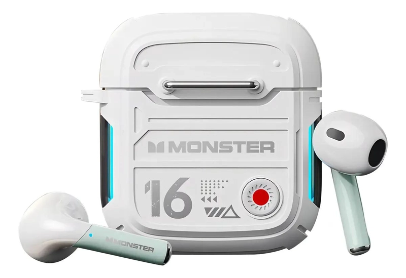 AUDIFONOS IN-EAR BLUETOOTH 5.3 BLANCOS CON ESTUCHE - 1