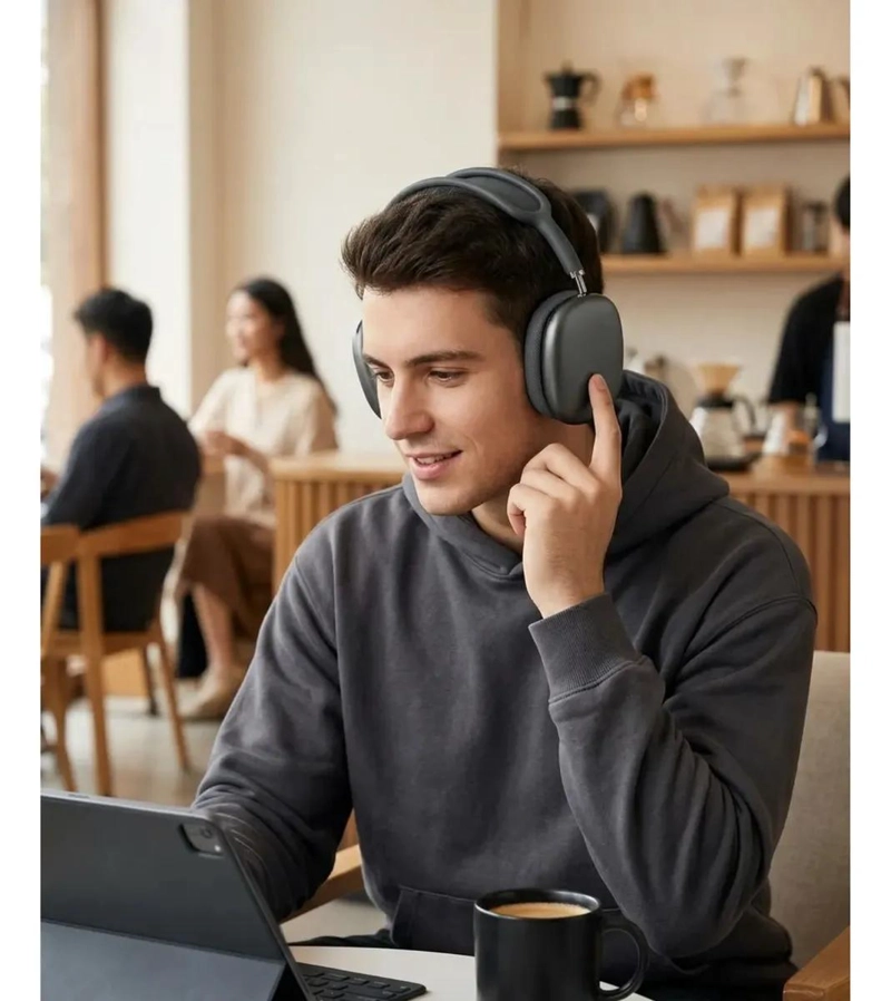 AUDIFONOS INALAMBRICOS BLUETOOTH DISEÑO ERGONOMICO - 4