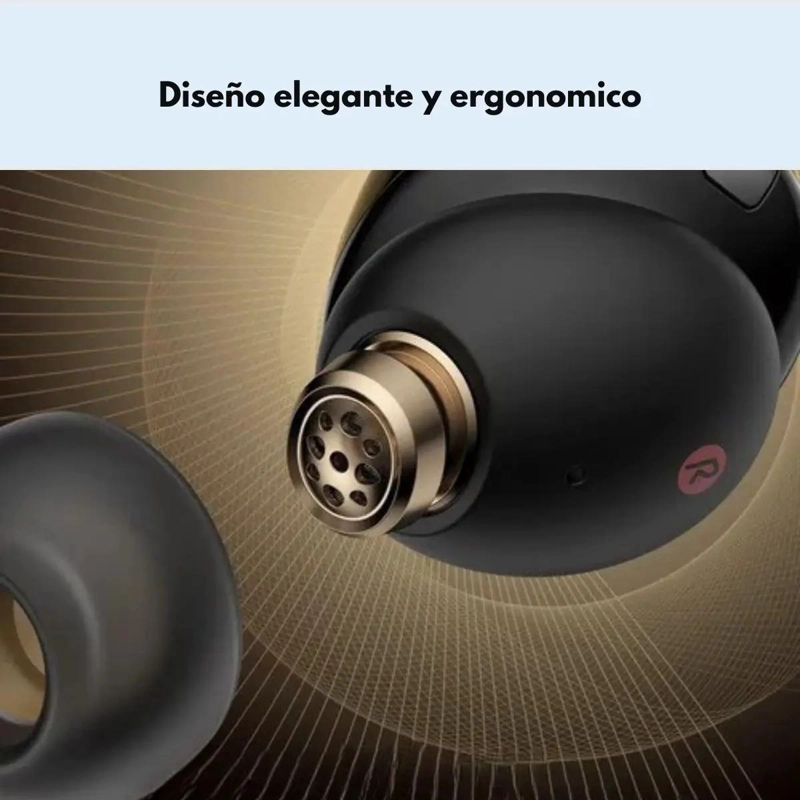 AUDIFONOS INALAMBRICOS CON ANC Y DOBLE DRIVER IPX5 - 5