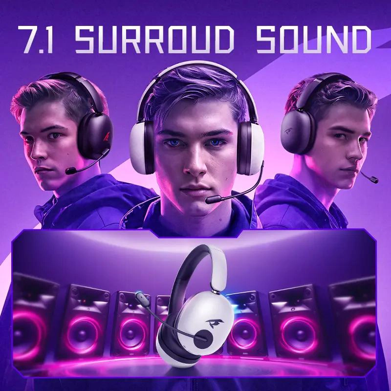AURICULARES GAMER CON SONIDO 7.1 Y CANCELACION DE RUIDO - 3