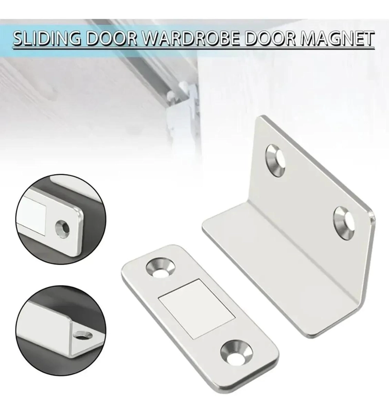 PACK 10 CERRADURAS DE IMAN PARA MUEBLES Y CAJONES - 2