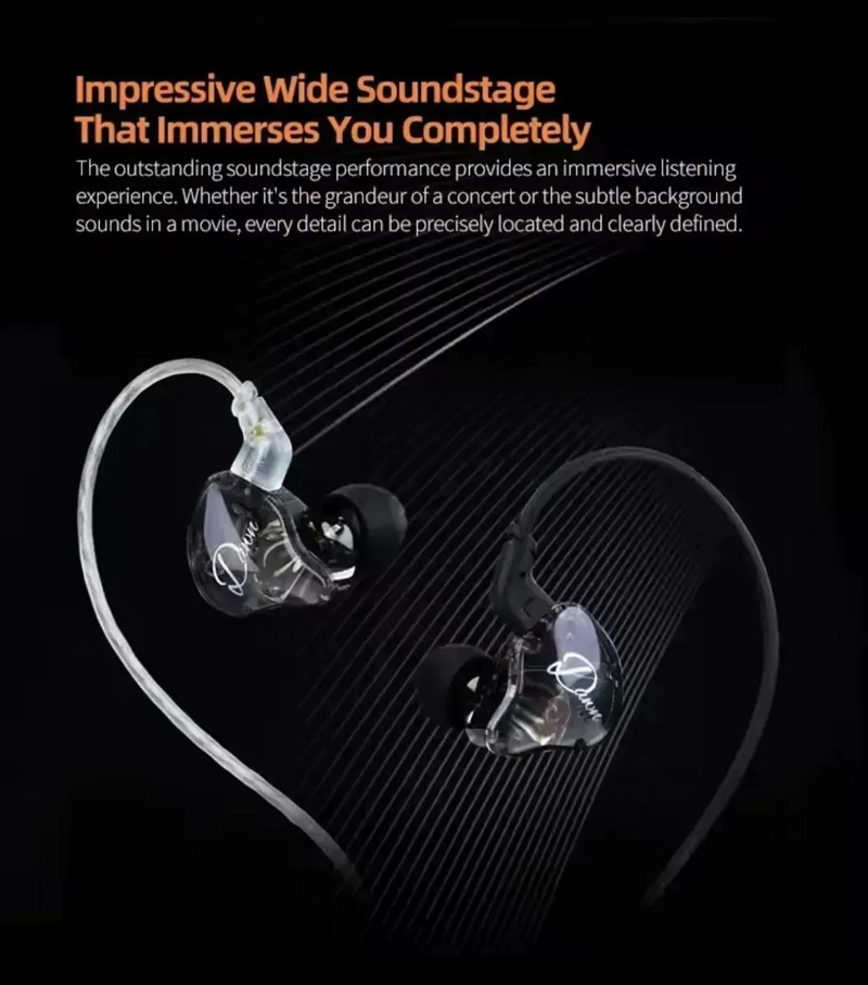 AUDIFONOS IN-EAR GAMER HIFI BASS COLOR GRIS - 2