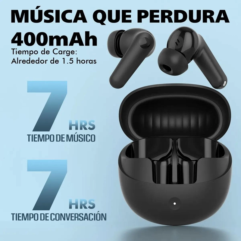 AUDIFONOS INALAMBRICOS BLUETOOTH IN EAR CON ESTUCHE DE CARGA - 3