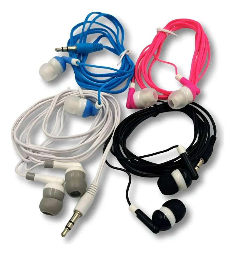 PACK DE 30 AUDIFONOS GENE RICOS COLORES SURTIDOS - 1