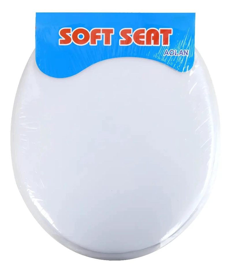 ASIENTO Y TAPA DE INODORO ACOLCHADO VARIOS COLORES - 1