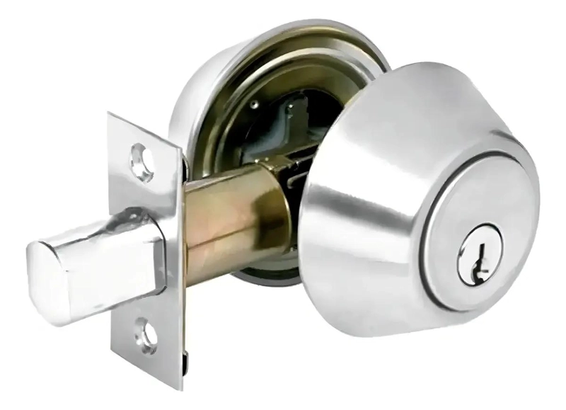 SET 3 CERRADURAS DE SEGURIDAD CON CERROJO ACERO INOX - 2